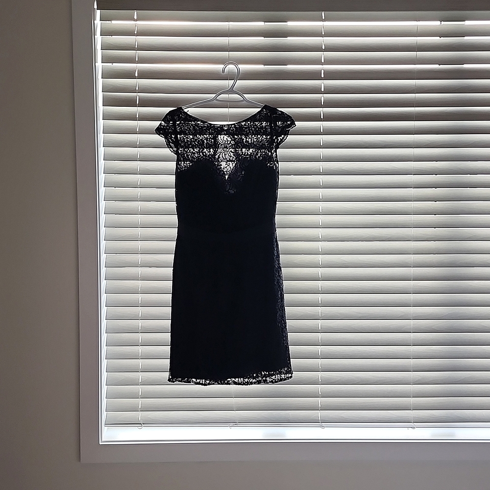 Black bridesmaid dress size 6